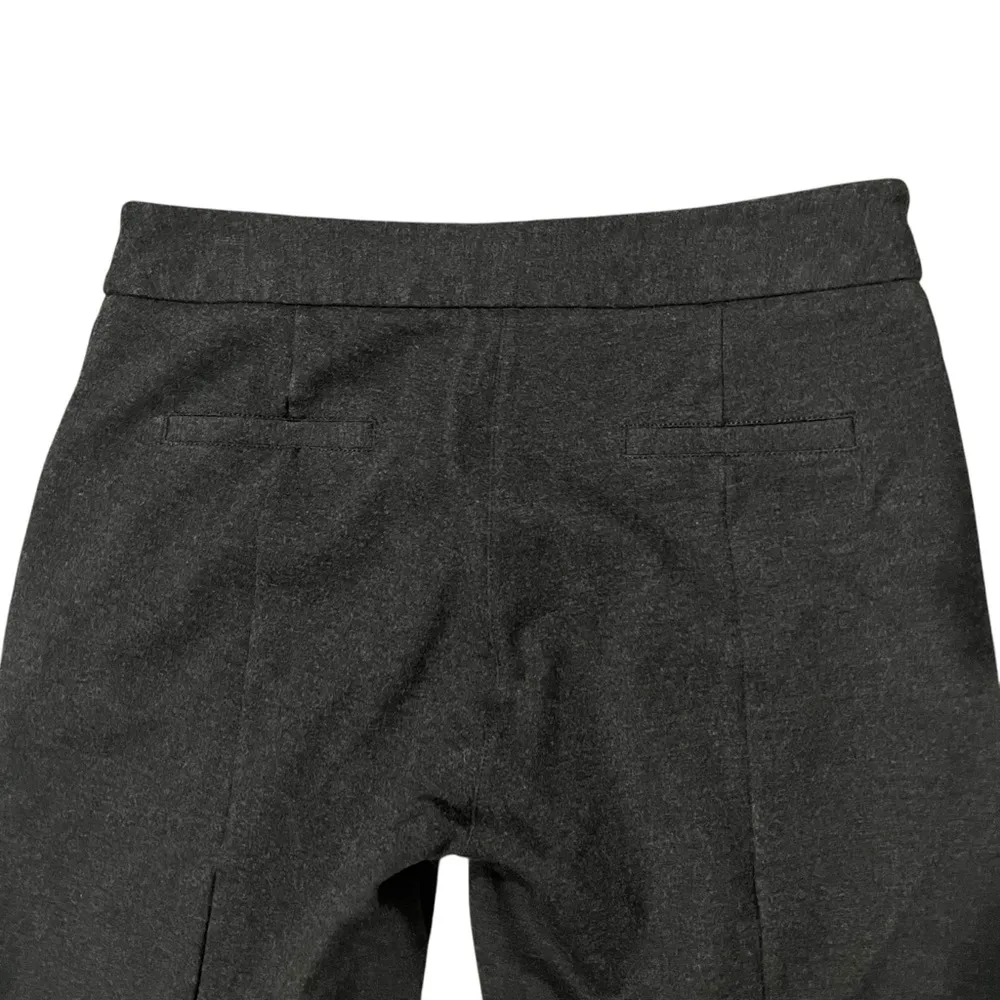 Betabrand Charcoal Cigarette Slim Zip Ankle Ponte Knit,  Sz L (short-petite) - Image 13