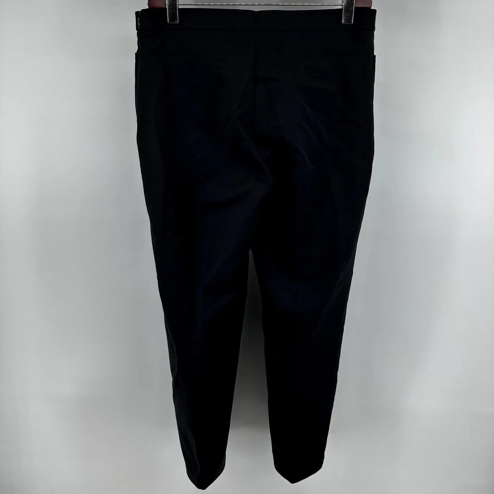 Akris Punto Franca Techno Trouser Dress Pants High Rise Pleated Straight Black 6 - Image 7