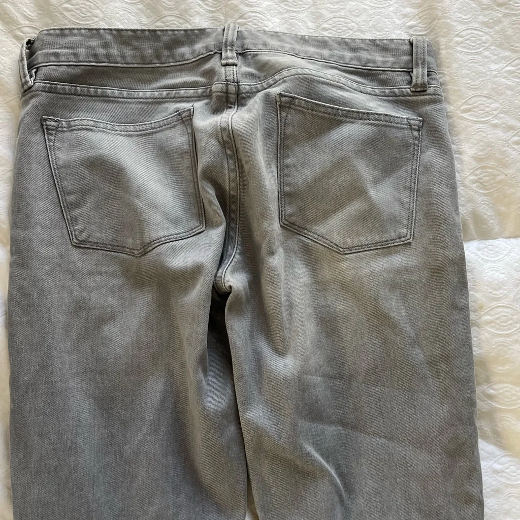 Women’s J Crew gray toothpick ankle size 26 jeans - Image 11