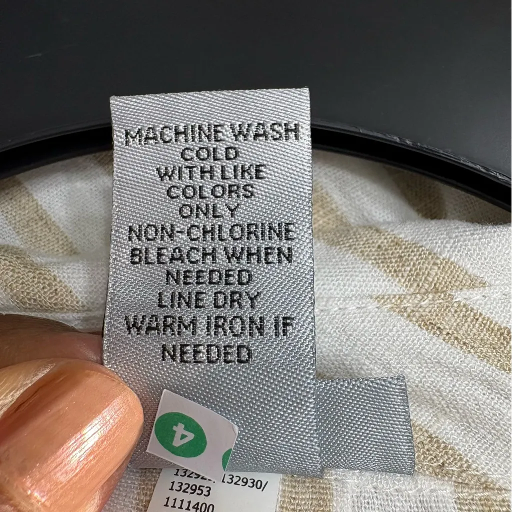 Catherine’s NWT Tan Striped 1X Blouse Business Casual Office Career Classic - Image 5