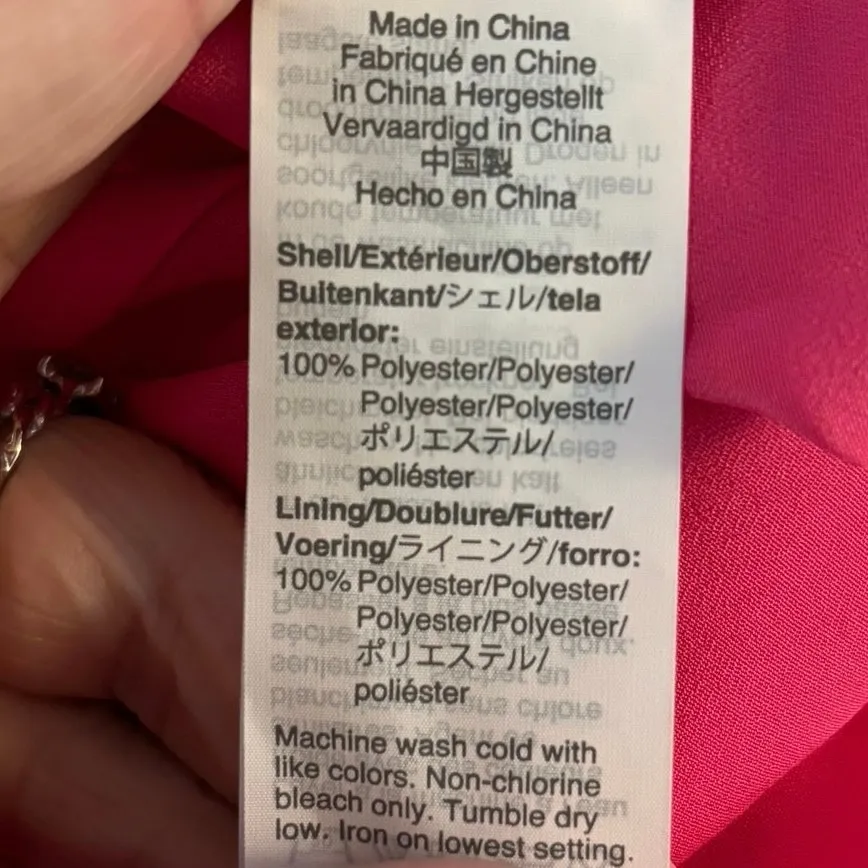 J Crew Size 8 Pleated Midi Skirt Peekaboo Stripe Fuschia Pink White AJ984 - Image 5