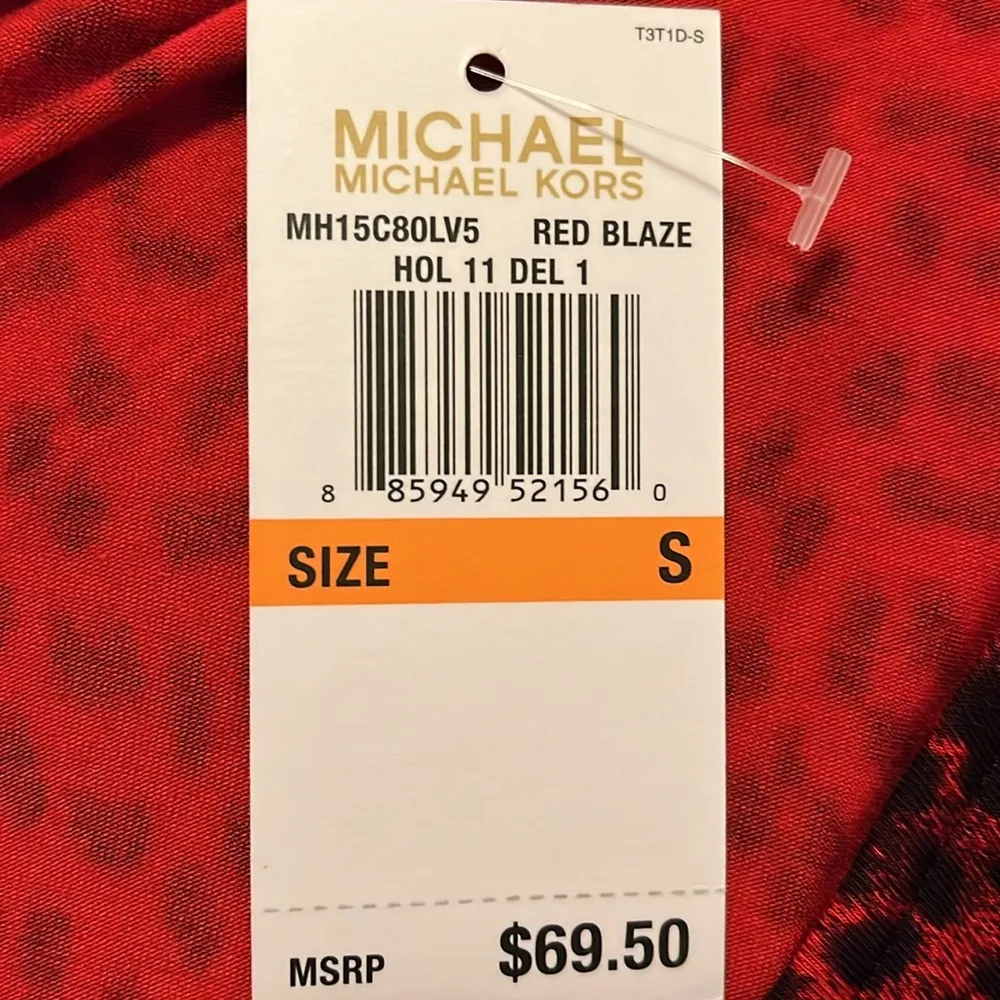 Michael Kors leopard print tunic size small - Image 9