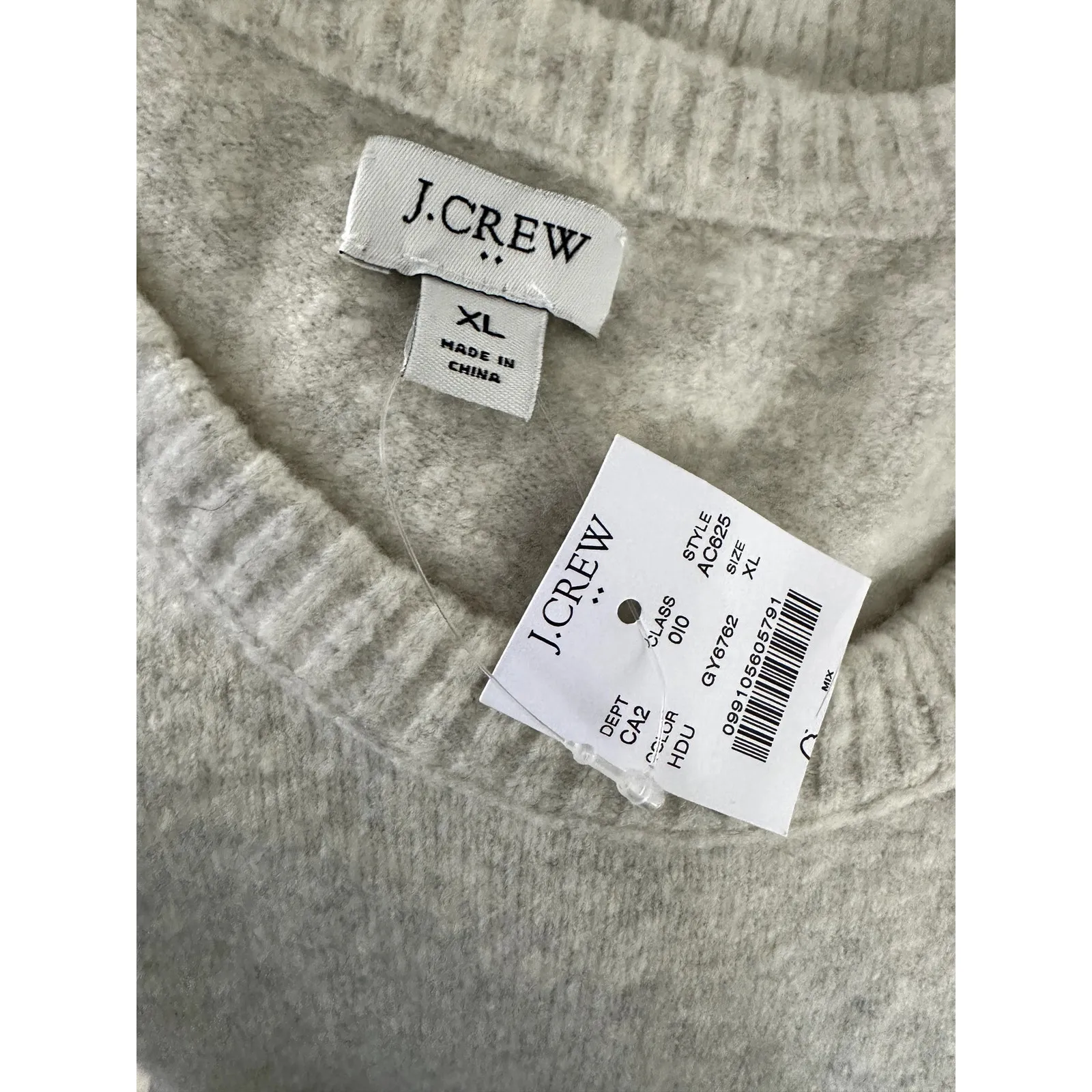 J.Crew Factory Off White Sweater XL Women's - Image 2