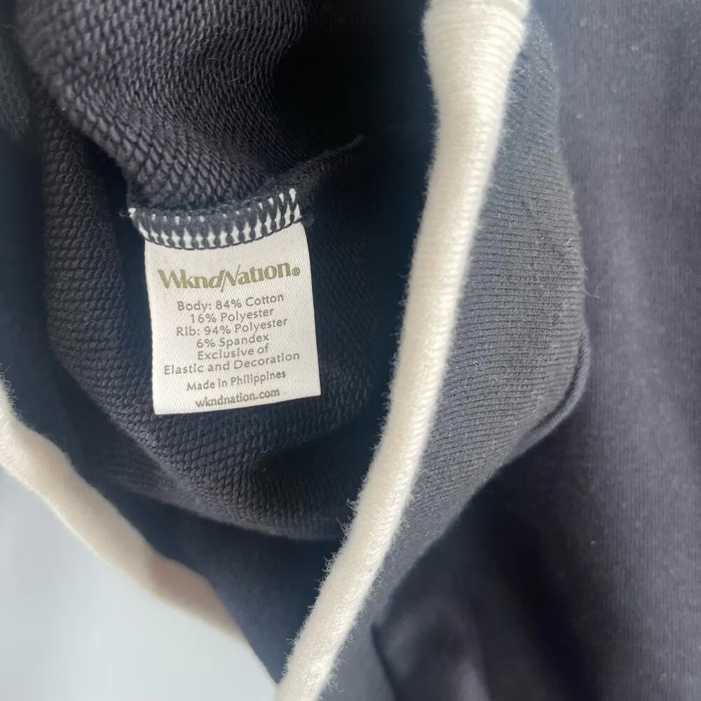WKND NATION Sweatshirt Size Small Pullover HomeworkSocial Comfort Work Wear - Image 9