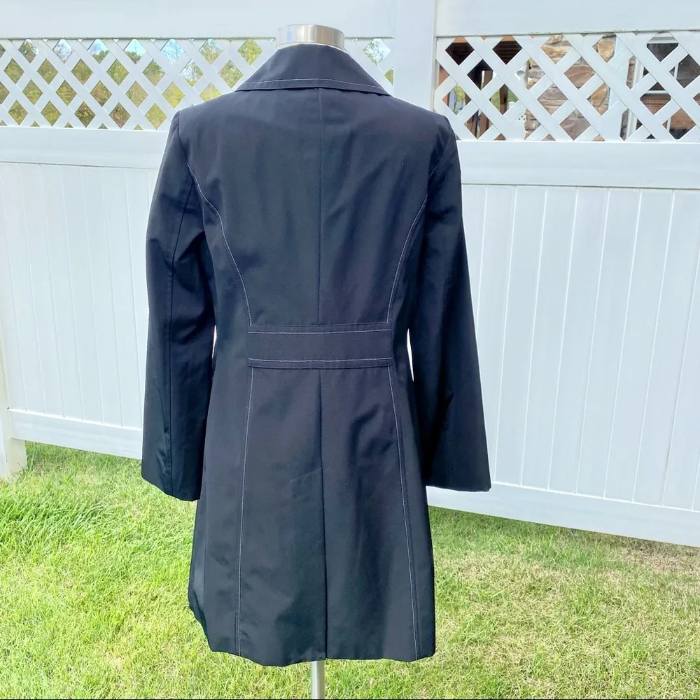 Anne Klein Black Trench Coat - Image 11