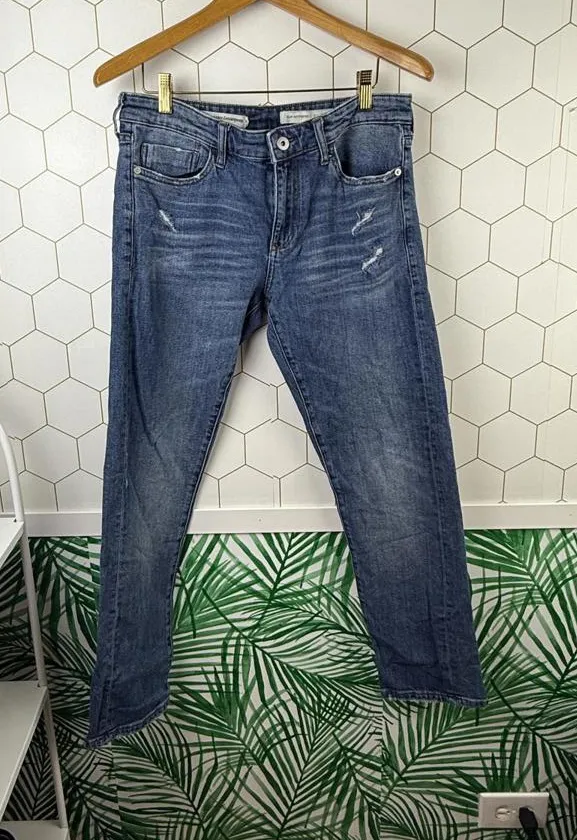 Pilcro and the Letterpress Slim Boyfriend Medium Wash Jeans - Size - 27 - Image 1