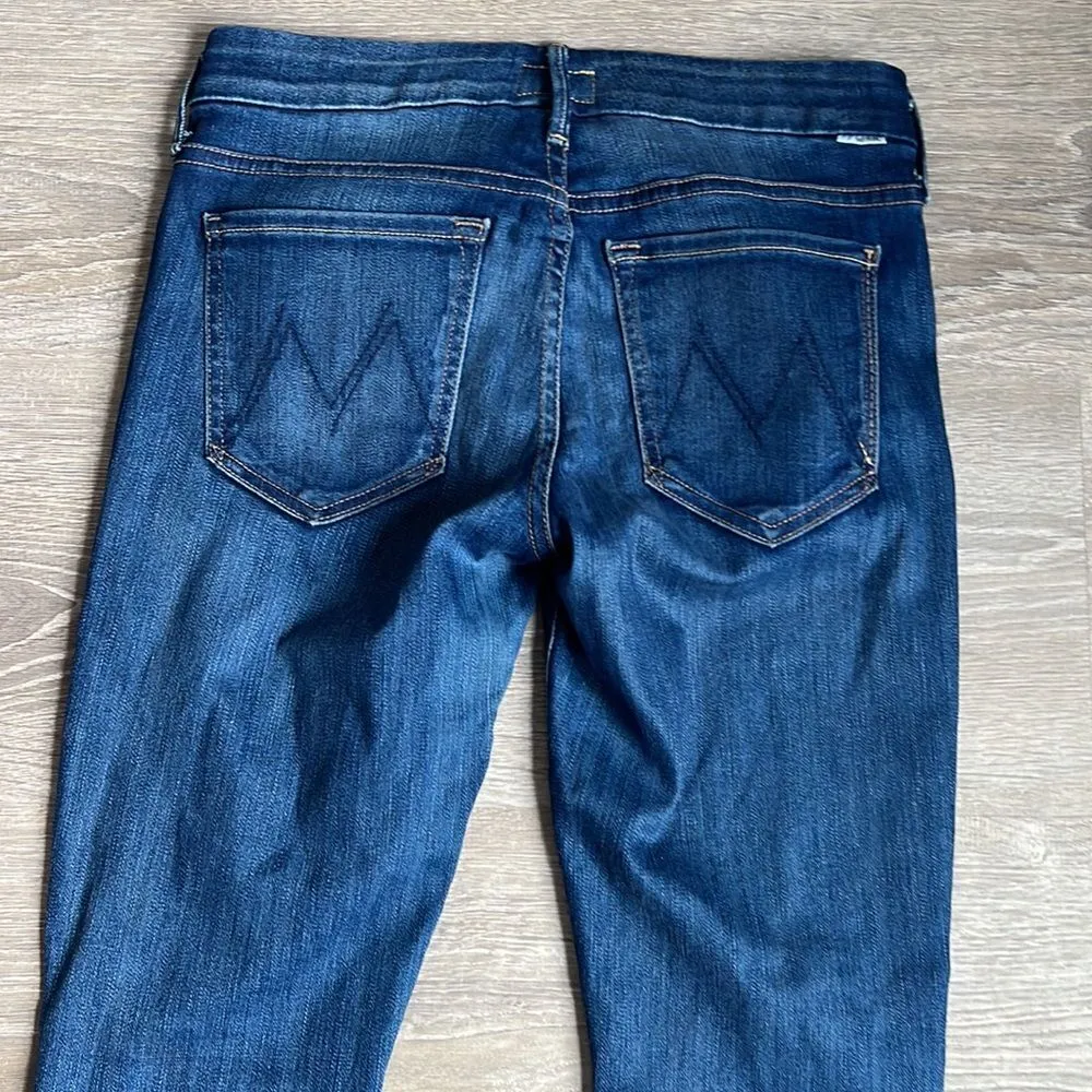 Mother The Looker Ankle Fray in Devil in a Blue Suit Size 26 - Image 14