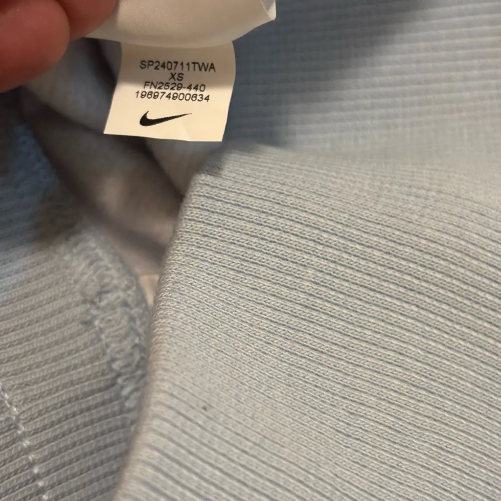 Nike Sky Blue Women’s Oversized Fit Sportswear Fleece Jogger  Size XS - Image 10