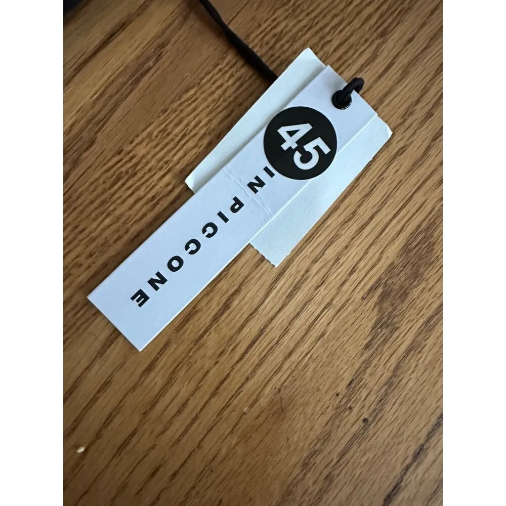 Robin Piccone Emma Black Bikini Top Swimwear Nylon/Spandex Blend L - Image 4