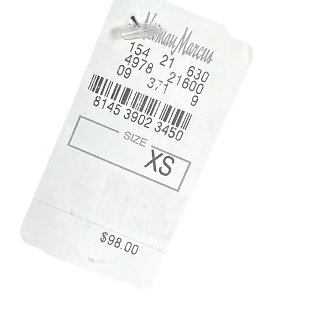 NWT Neiman Marcus Kendall + Kylie Crop Top Womens XS Black White Gingham Halter - Image 5