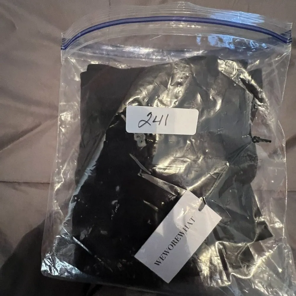 WeWoreWhat Womens High Waisted Lace Up Biker Gym‎ Shorts Black Size Large New - Image 10