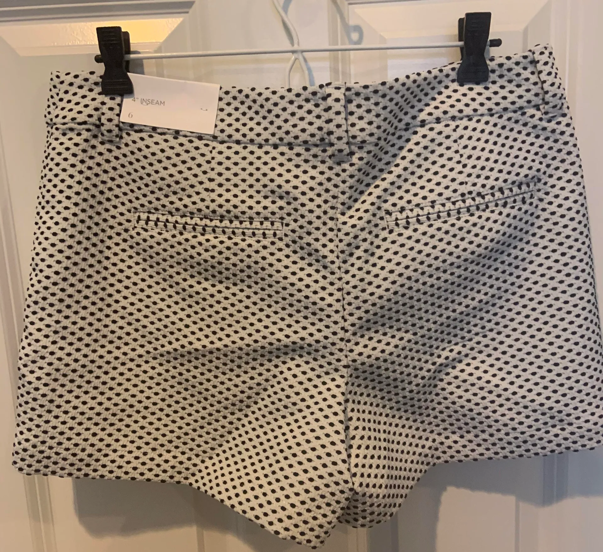 Loft White Patterned Shorts NWT - Image 2