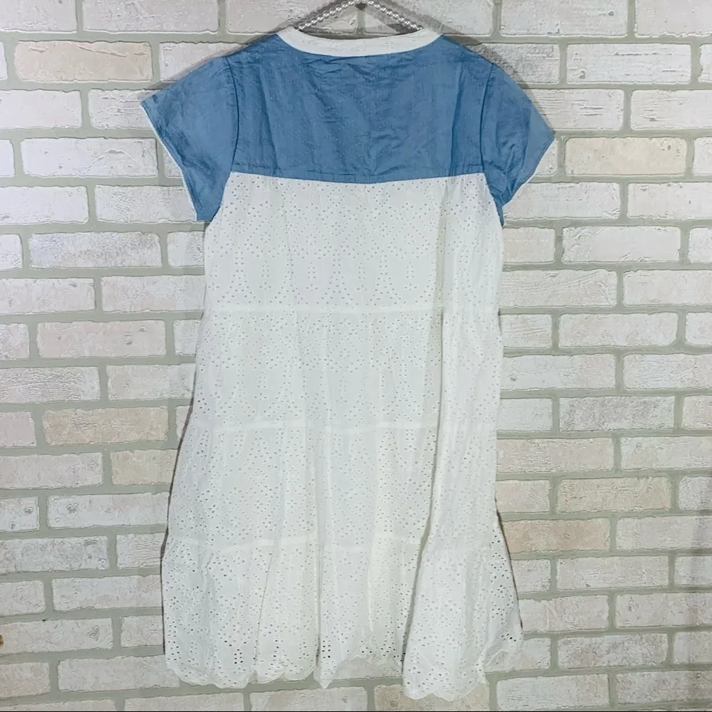 Roller Rabbit NWT Pamela Aster Eyelet Shift Dress Size M - Image 8