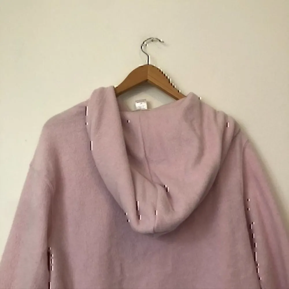 EVERLEIGH Cozy Hoodie Light Baby Pink Brushed French Terry Sweatshirt Small S - Image 10