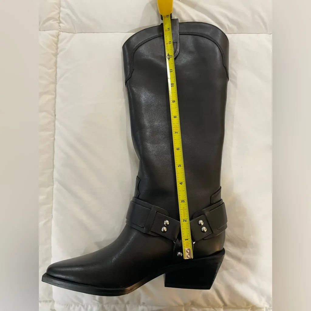 Marc Fisher black leather Boots - Image 9