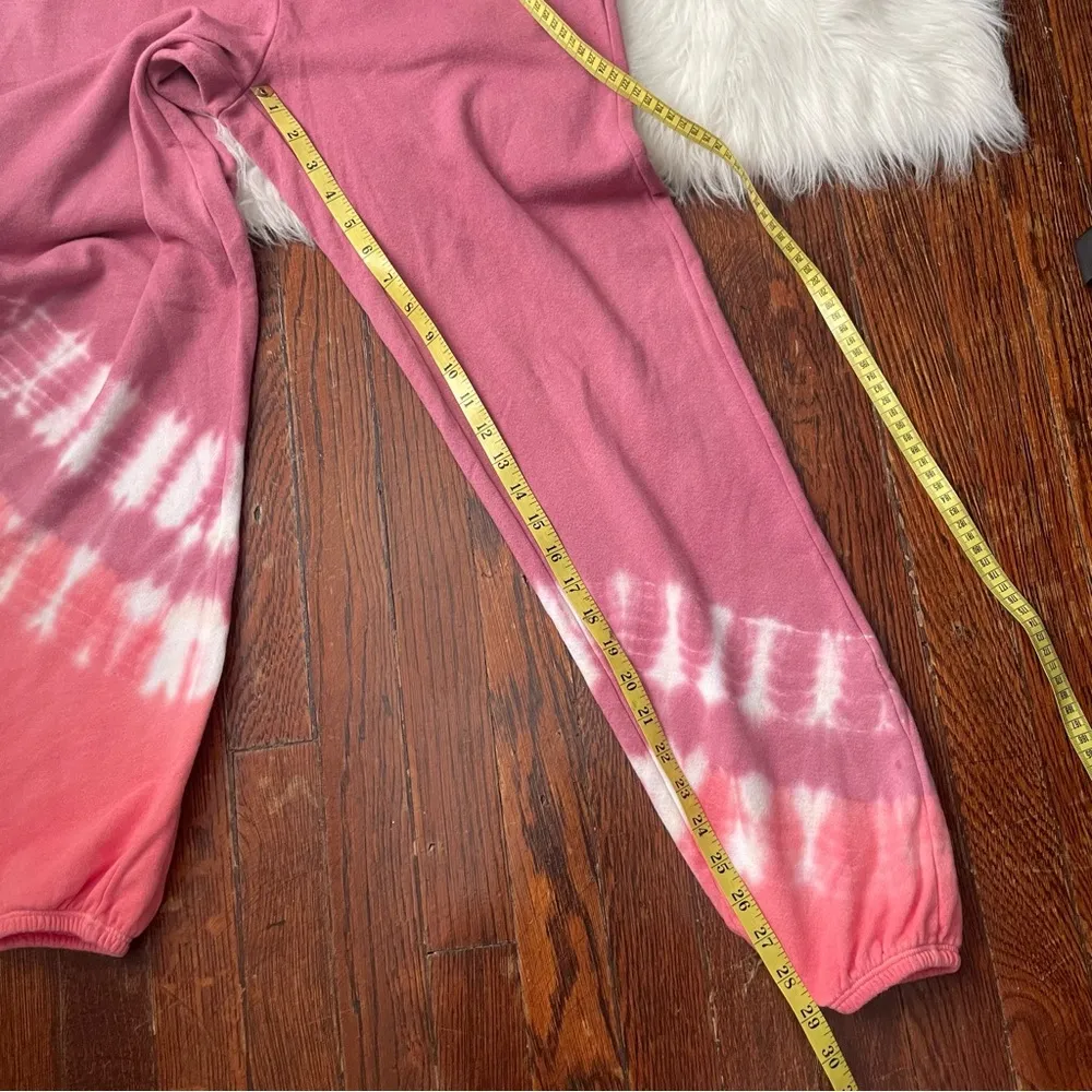 Michael Stars Red Pink Tie Dye Joggers Size small - Image 10