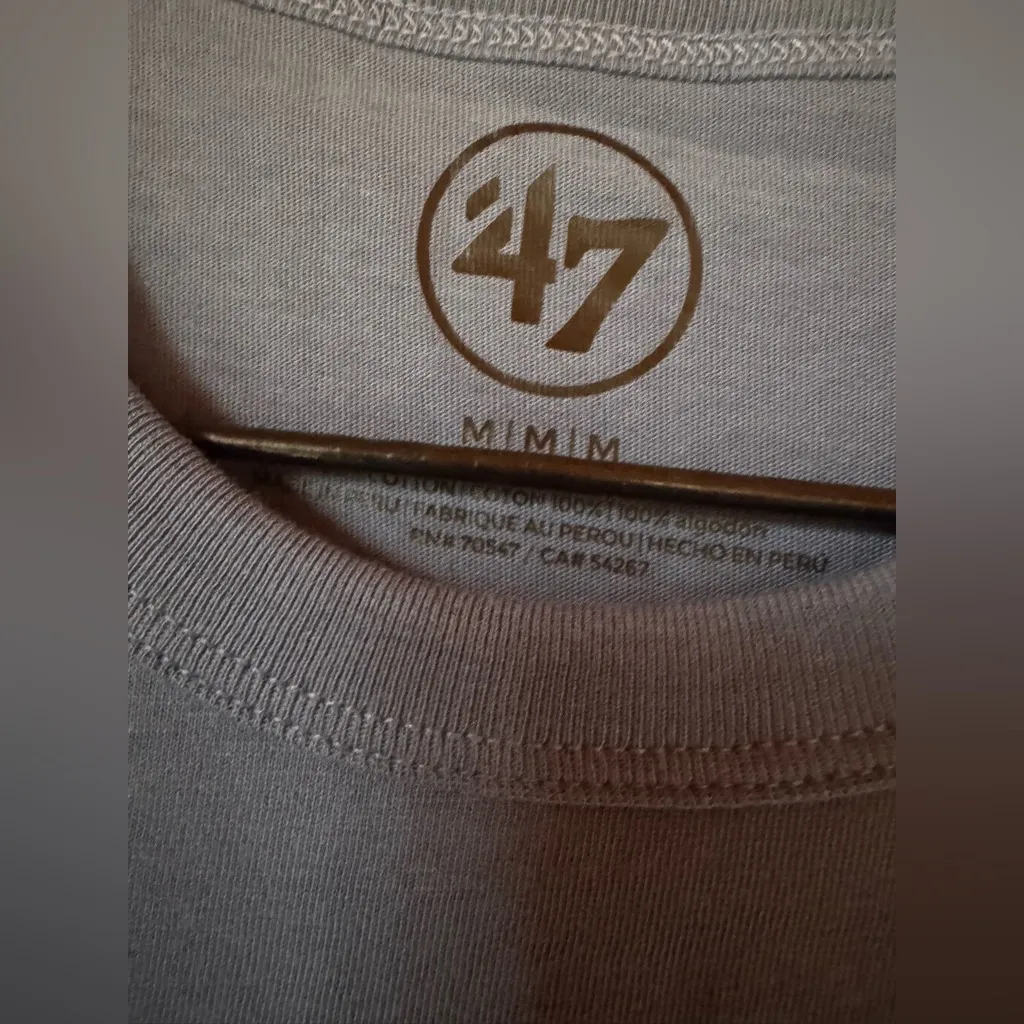 ’47 Brand New York Mets Tee – Cadet Blue – Size M – NWT – Retail $35 Size M - Image 5