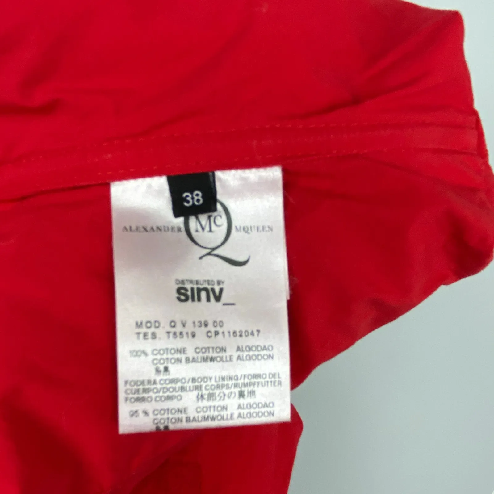 Alexander McQueen Red Floral Brocade Strapless Corset Mini Dress Size 38 US2 - Image 5