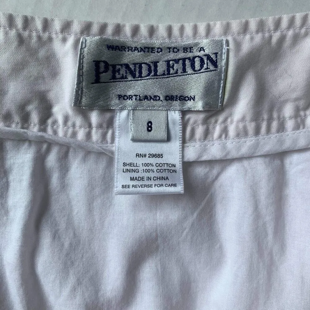 Pendleton Fruit and Flower White Skirt 8 - Image 9