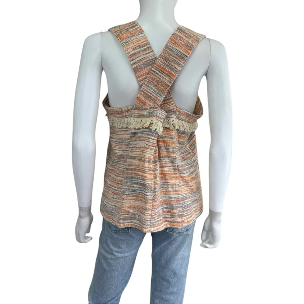 LILLA P 100% Cotton Tank Size XL Blue - Image 3