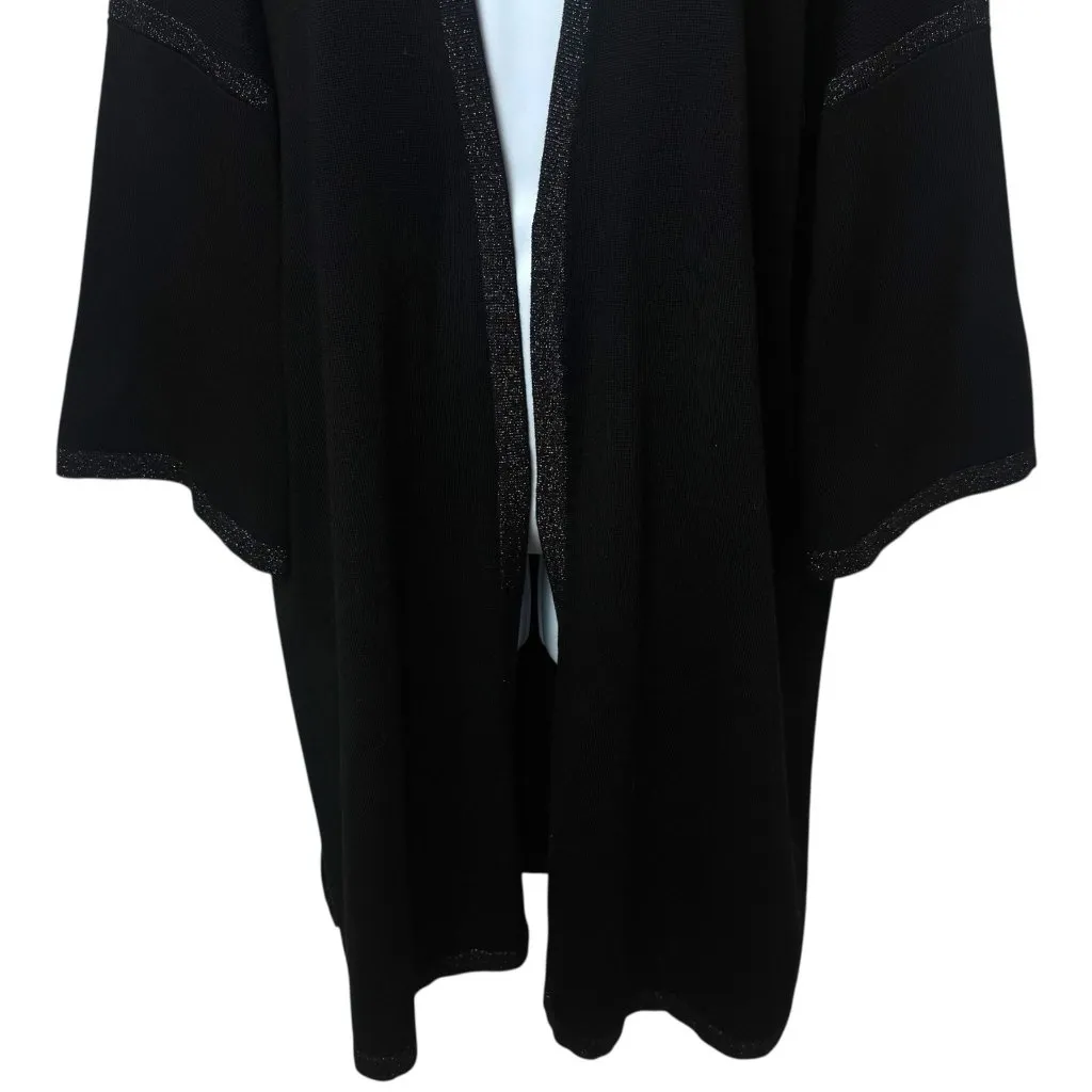 Garnet Hill 100% Merino Wool Silver Lined Cardigan Capsule Old Money Luxury XL - Image 5