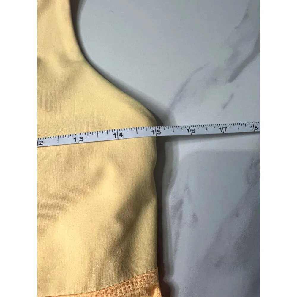 Old Navy Activewear Orange Babydoll Exercise Workout Top Flattering Medium - Image 8