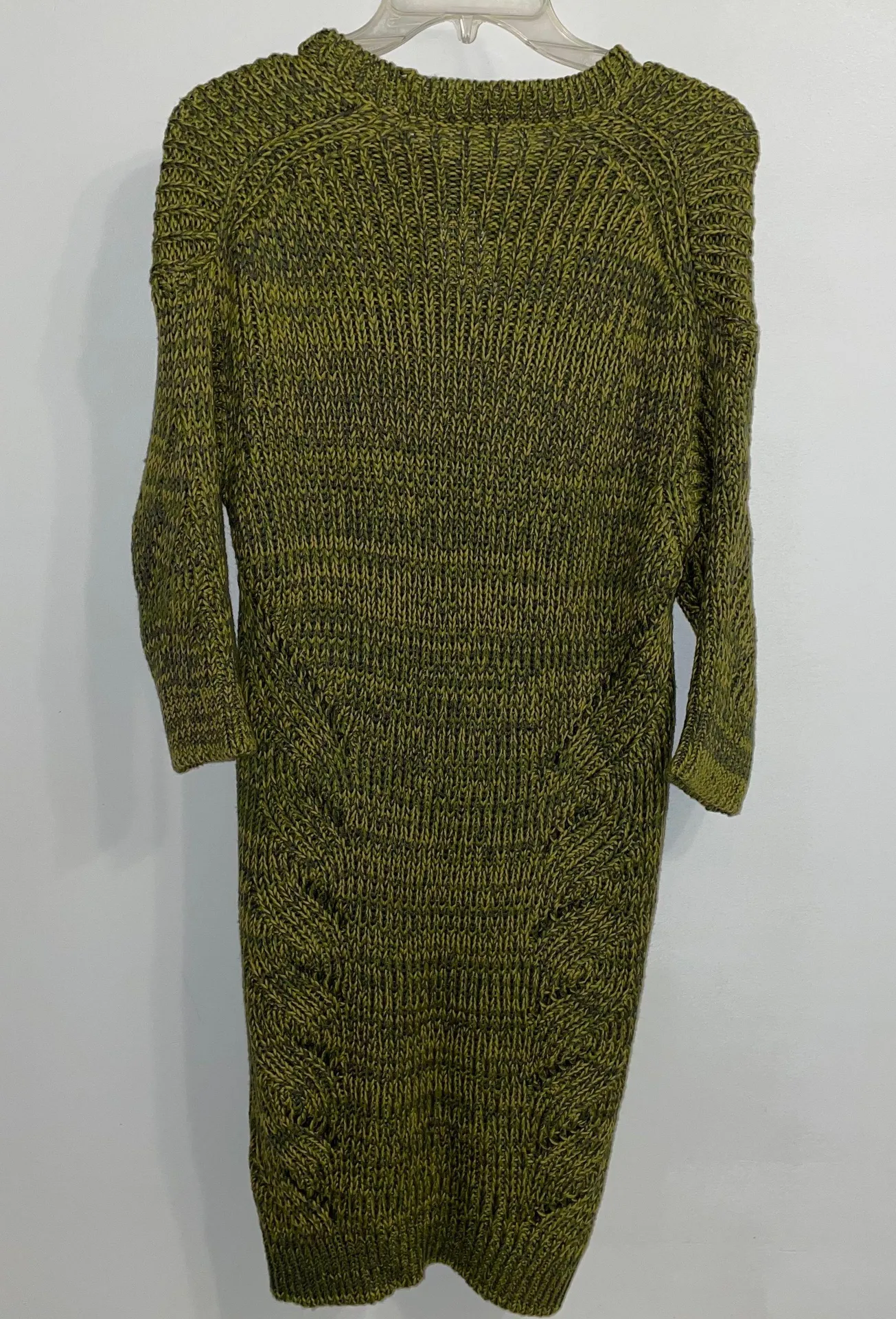 NWT $605 McQ By  Green Elbow Length Sweater Tunic M - Image 4