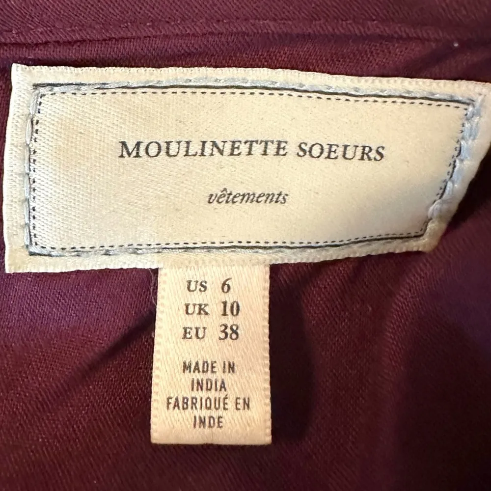 Anthropologie Moulinette Soeurs Beaded Firefly Dress Size 6 Dainty Embroidered - Image 12