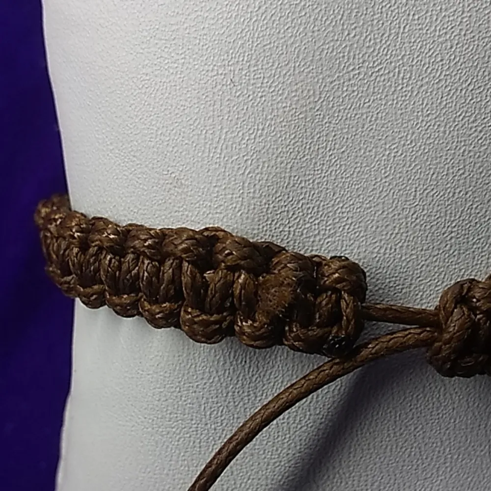 Ladies' NWT Bejeweled Adj. Football Bracelet - Image 5