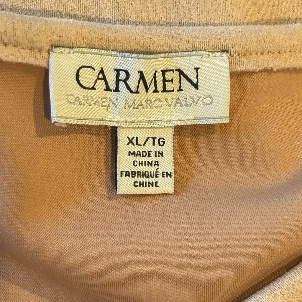 Carmen Marc Valvo Dusty Rose Women's Lightweight Duster Jacket - Image 6