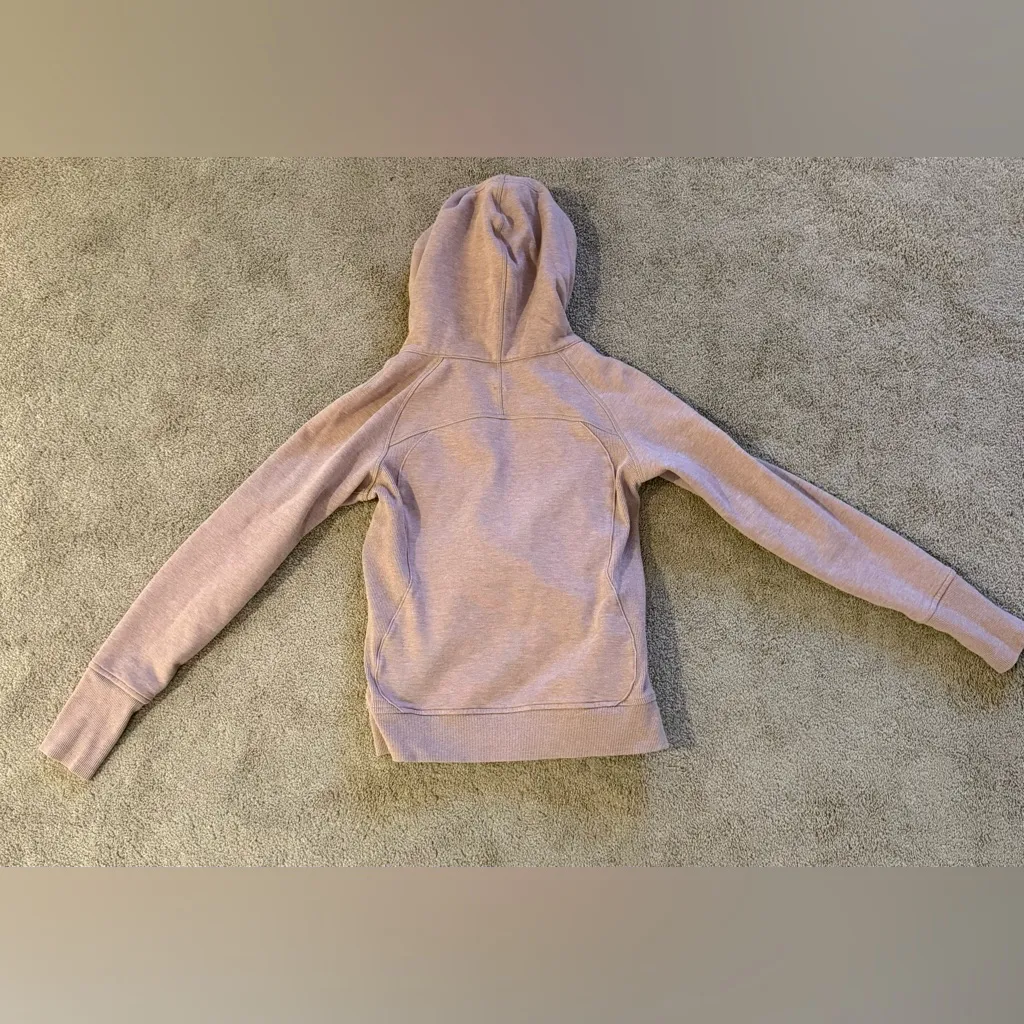 UNICORN! Lululemon Scuba Hoodie III Heathered Bark Berry Jacket Size 6 2015 - Image 7