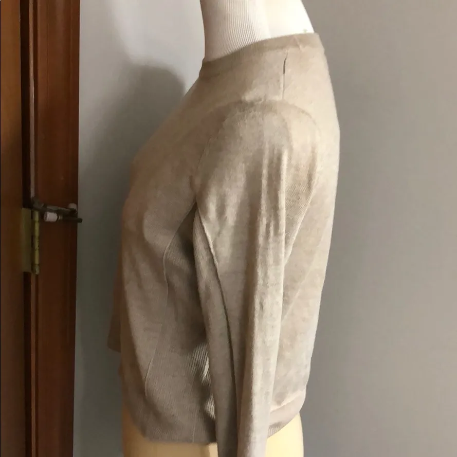 Daniel cremieux tan thin sweater - Image 4