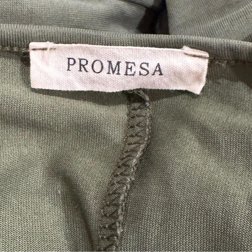 Promesa Green Midi Dress With Pockets Women’s Medium - Image 2