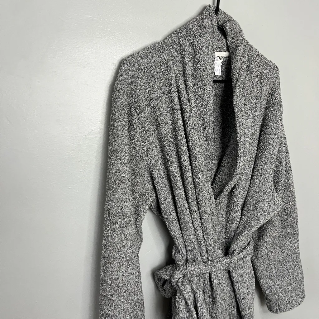 Stars Above  Charcoal Belted Robe - Image 3