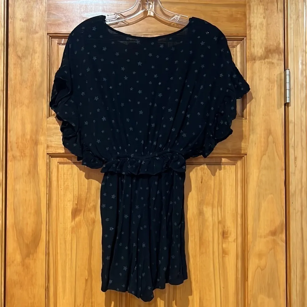 Lili Sidonio Molly Bracken Black Star Romper Small - Image 9