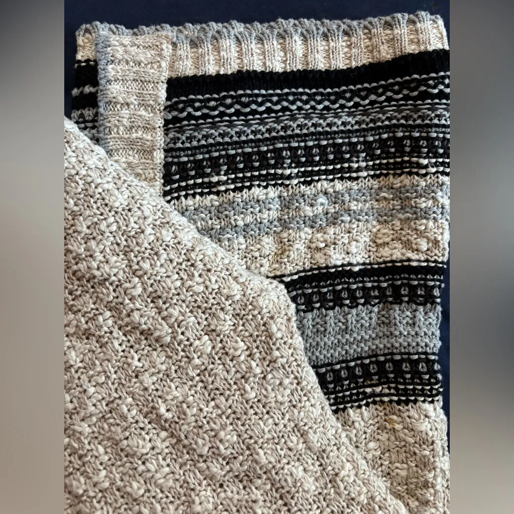 💛💛ONEILL Cardigan largo Knit Sweater with Striped Pattern size L 💛💛 - Image 10