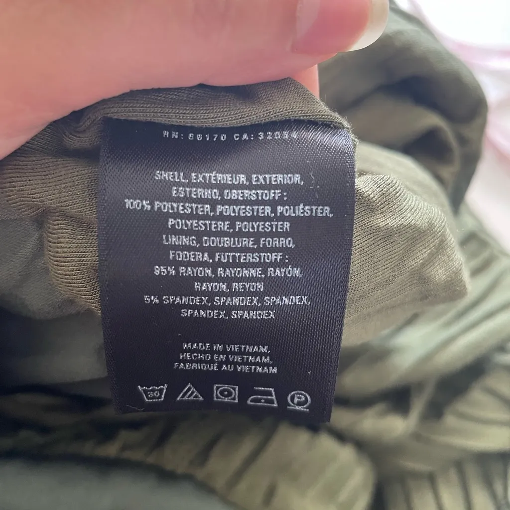 By Anthropologie Pleated Wide Leg Palazzo Pants Size XL - Image 7