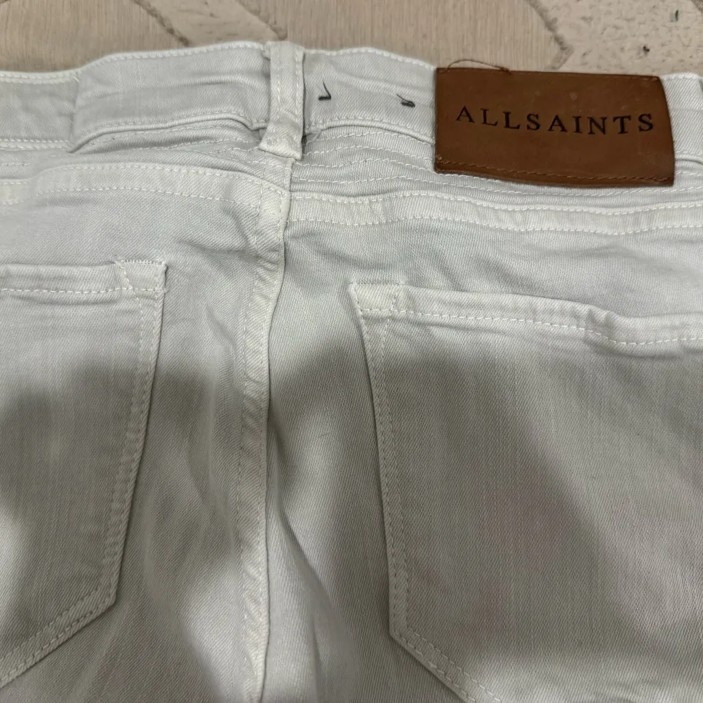 ALL SAINTS Biker Moto Skinny Jeans in Dive, Size 29 - EUC! - Image 12