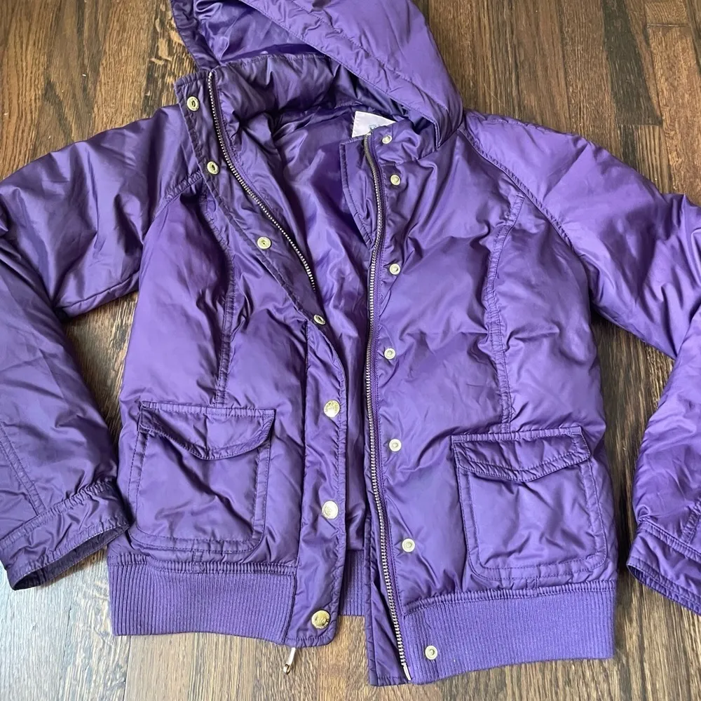 Juicy Couture  purple puffer jacket - Image 2