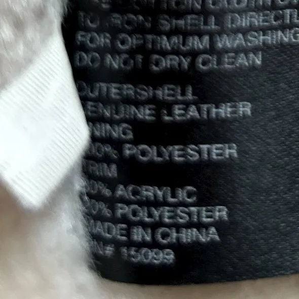 AR Fashions Company Women's Tan Suede Sherpa Lined Hooded Duffle Coat XL leather - Image 6