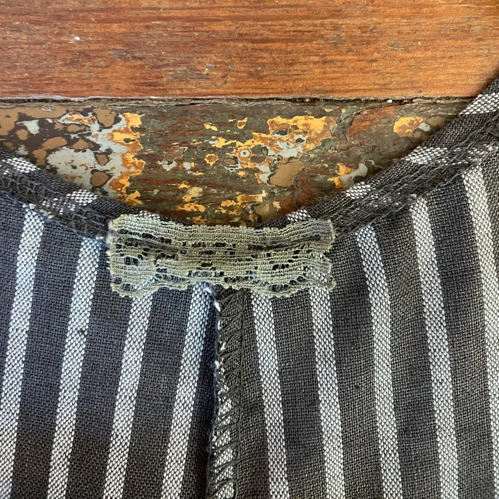 Lungo L’Arno 100% Linen Striped Jumpsuit Made in Italy - Image 7