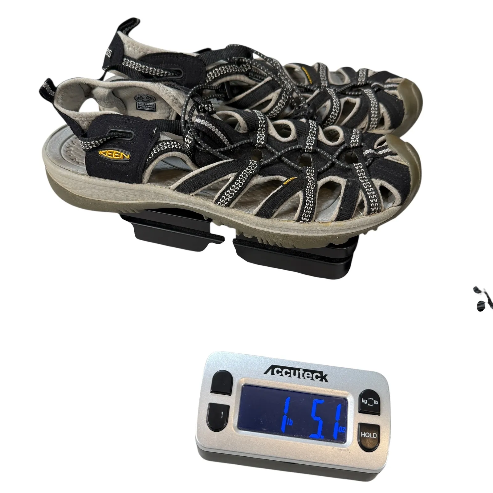 KEEN Women's Newport H2 Waterproof Sport Sandals Size 10.5 Black Grey Gorpcore - Image 6