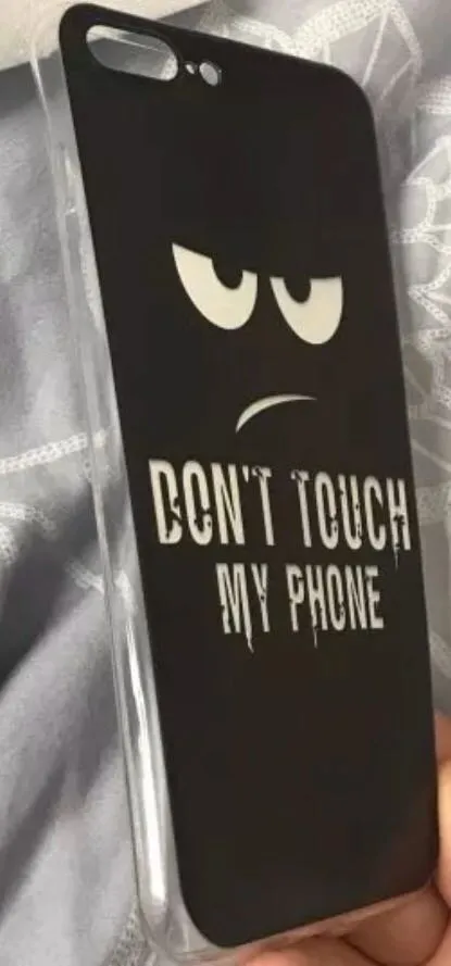 Don’t Touch My Phone iPhone Case Cover For XS Max Black - Image 4