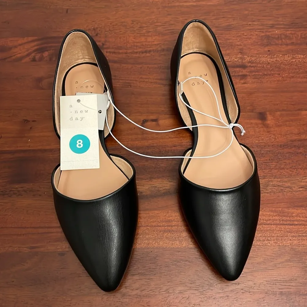 A New Day flat woman’s Black Julie Ae126 show new size  8 - Image 3