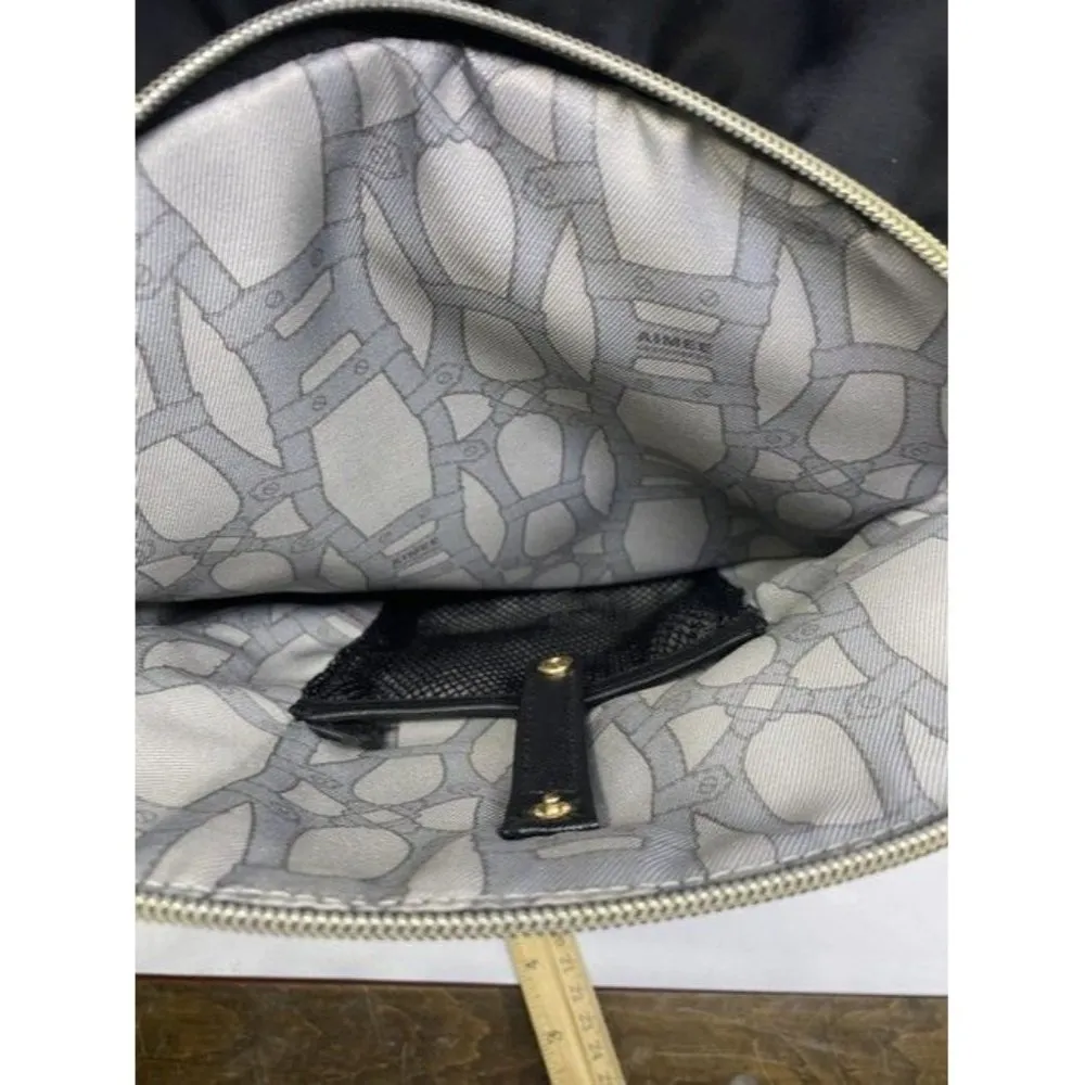 Aimee Kestenberg Super Light Positano Laptop Sleeve Black Nylon Backpack - Image 8