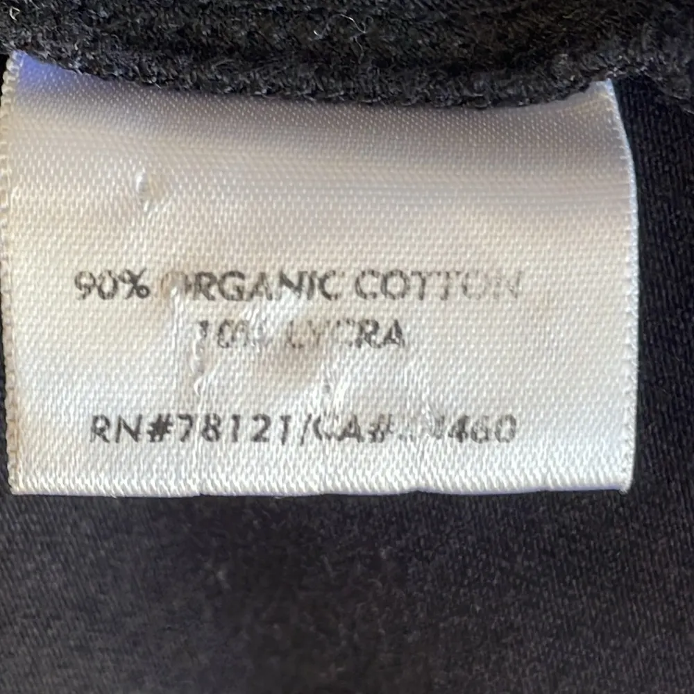 Eileen Fisher Black Organic Cotton T-Shirt Dress - Image 6