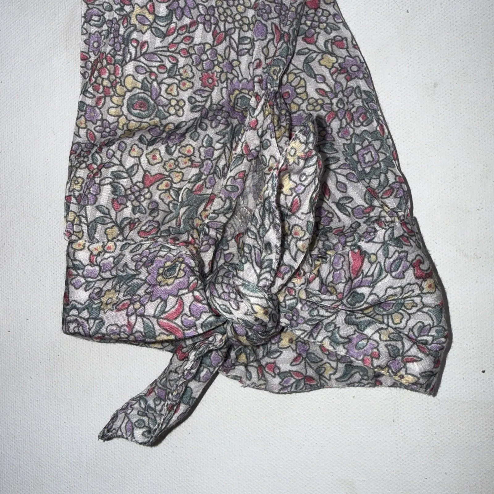 HATCH Long Sleeve Knee Length Whimsy Floral Cottagecore Maternity Dress Sz 2 - Image 14