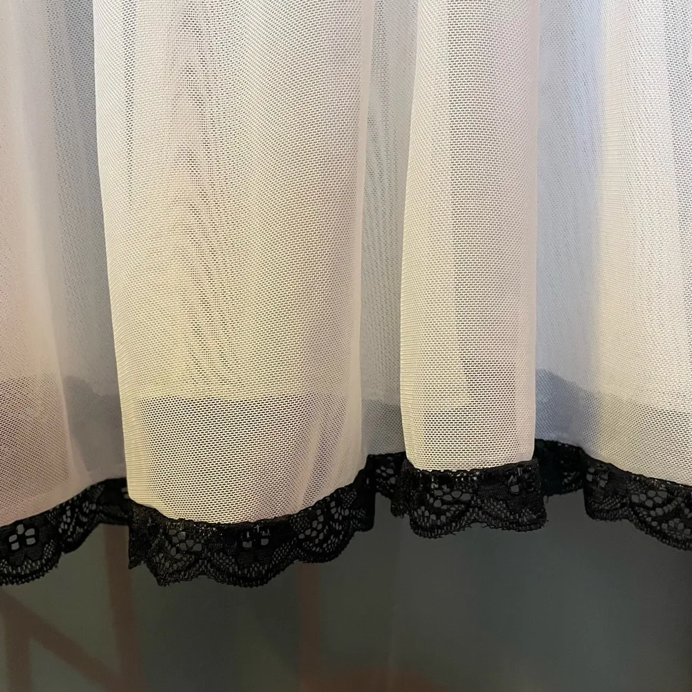 Black & White Women Chemise Babydoll Nightie Lingerie No Brand Plus 4 XL Size 4X - Image 4