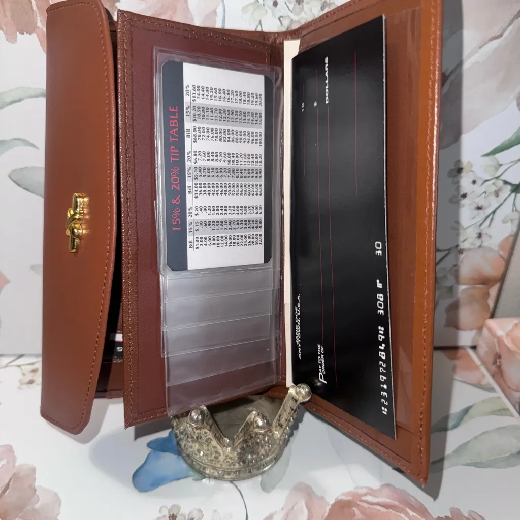 Vintage Brown Leather Wallet - Image 5