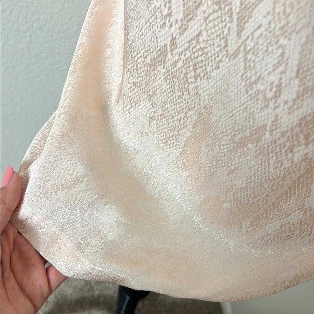 NWT AFRM Light Blush Mini Wrap Dress - Image 5